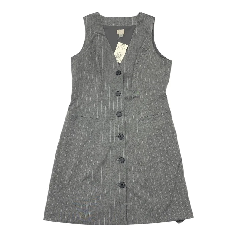 Dress Casual Short By A New Day In Grey, Size: MShort-sleeve Dress