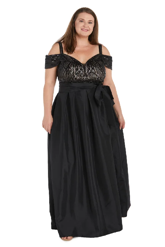 R&M Richards 9659W Long Formal Evening Plus Size GownTightcontest