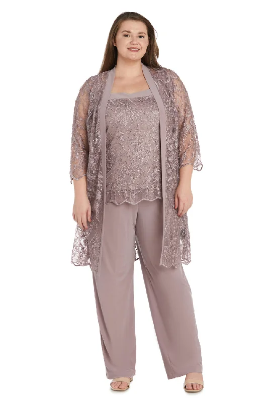 R&M Richards 9862W Plus Size Sequins Pant SetTightyoga