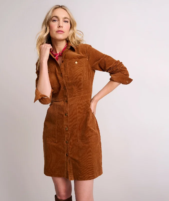 Corduroy Cora Shirt Dress - FINAL SALEStrapless Dress