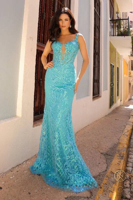 Nox Anabel E1274 Sequins Formal Long Prom GownTightoffense