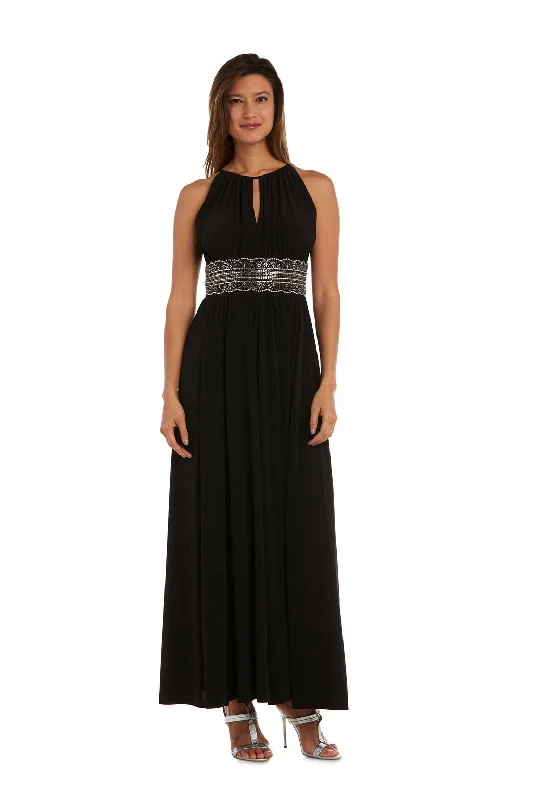 R&M Richards 3578 Long Formal Halter Evening DressTightcommunity