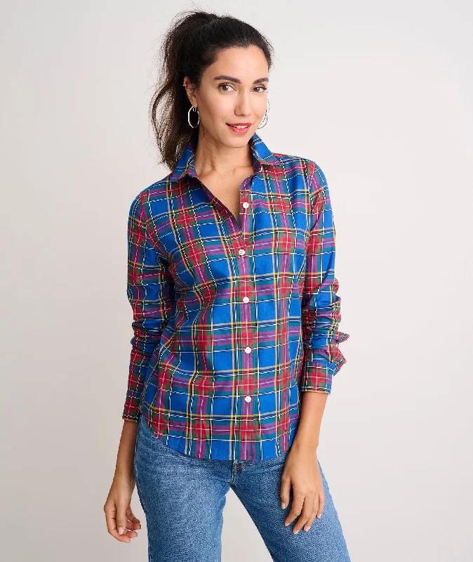 Cotton Plaid Sadie Shirt - FINAL SALEChiffon Dress