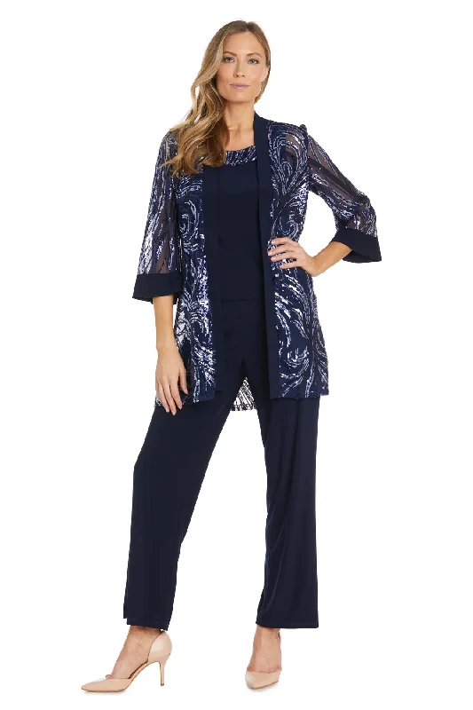 R&M Richards 9731 Long Sequins Jacket Dress Pant SetTighthuddle