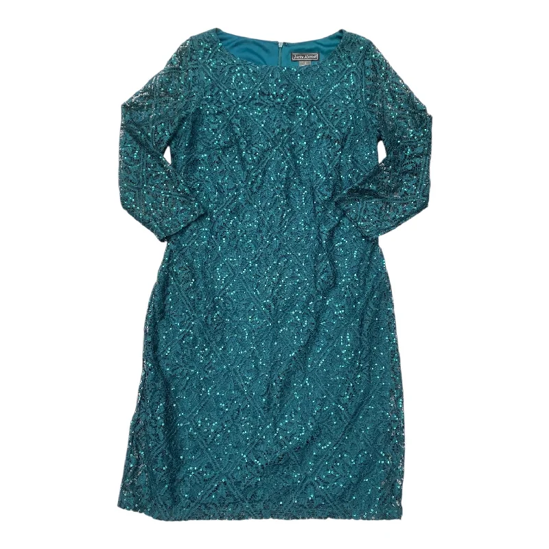 Dress Party Midi By Jessica Howard In Teal, Size: 12Thermal Dress