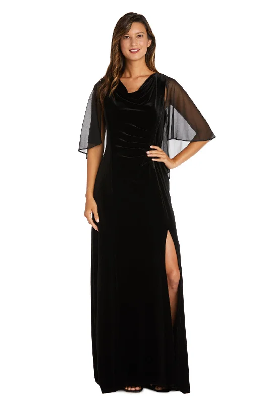 R&M Richards 9111 Long Formal Velvet GownTightknit