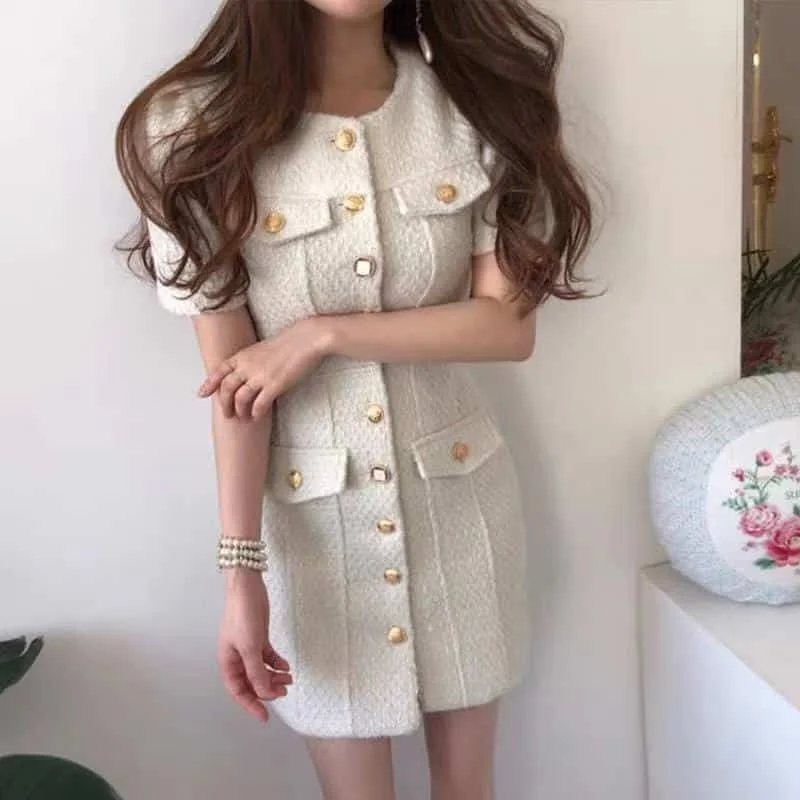 Women's Elegant Short Sleeved DressPrairie Dress