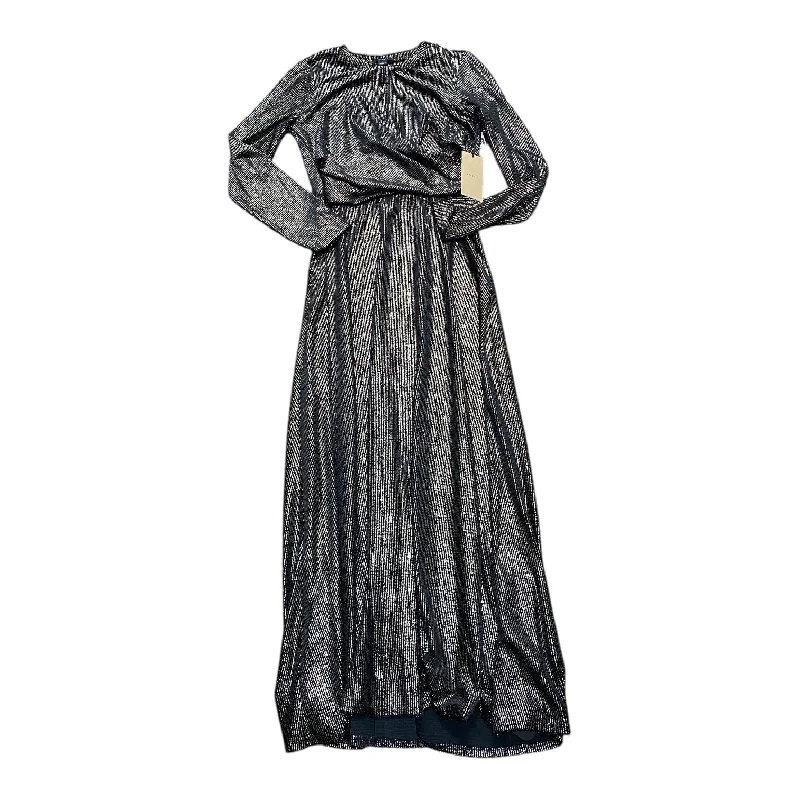 Dress Casual Maxi By Halogen In Black & Gold, Size: SParty Dress