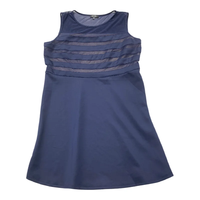 Dress Casual Midi By Spense In Navy, Size: 2xDance Dress