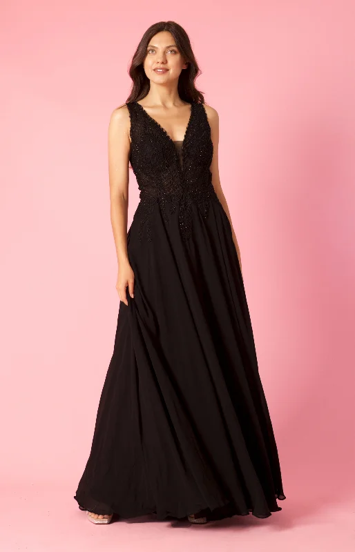 Long Formal Dress Plus Size Chiffon Evening GownTightlink