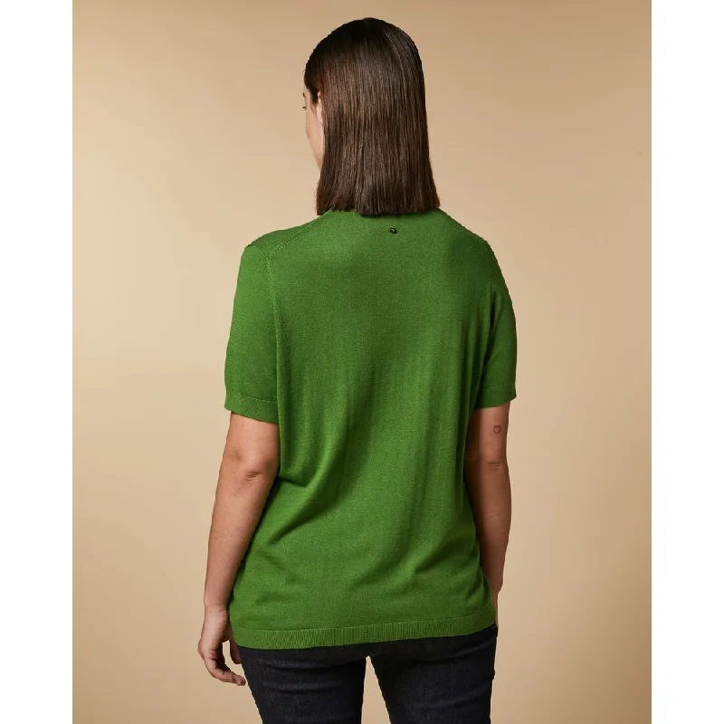 AGIOV-Neck Knit Tops