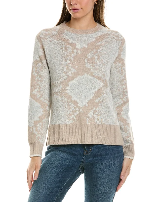 Alashan Cashmere Ziggy Cashmere-Blend SweaterScoop Neck Knit Tops