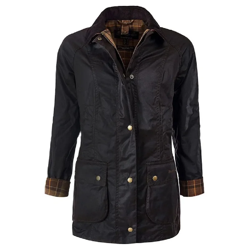 Layered JacketsBarbour Womens Beadnell Wax Jacket Rustic