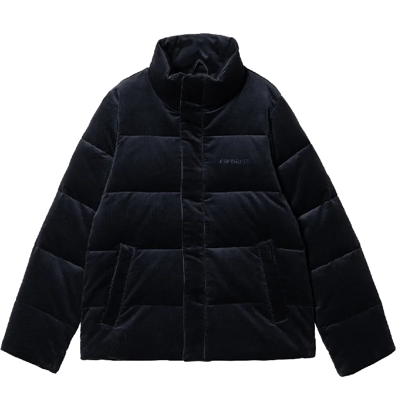 Safari JacketsCarhartt WIP Womens Layton Jacket Dark Navy / Dark Navy