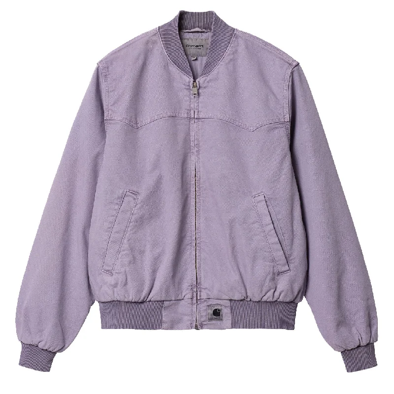 Hooded JacketsCarhartt WIP Womens Santa Fe Bomber Arrenga Faded