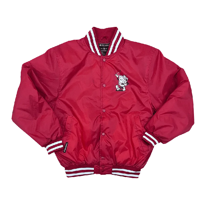 Safari Jackets"Happy Old Fashioned" Red Nylon Jacket