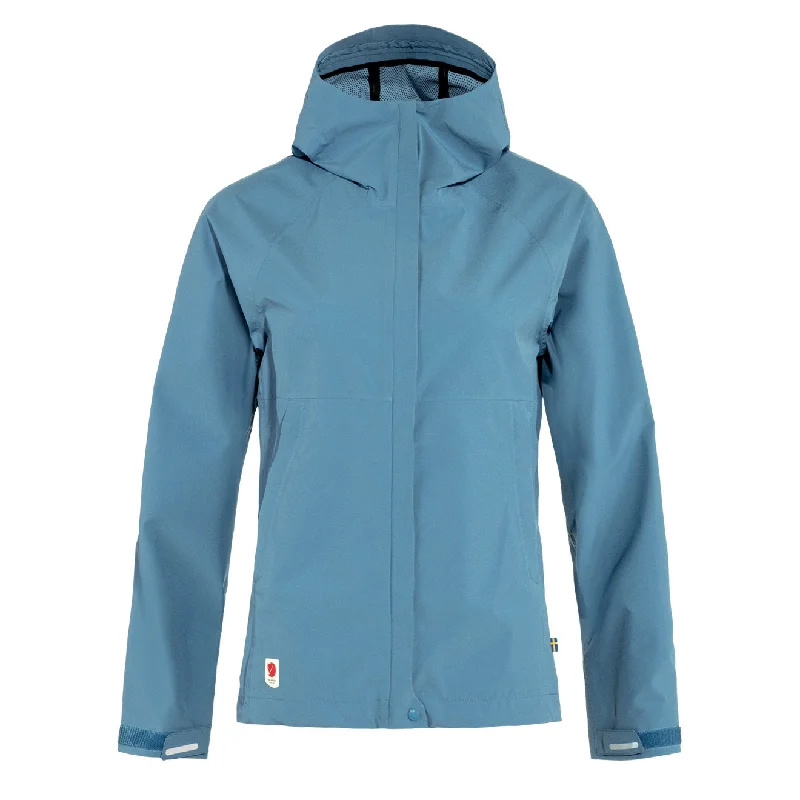 Windproof JacketsFjallraven Womens HC Hydratic Trail Jacket Dawn Blue