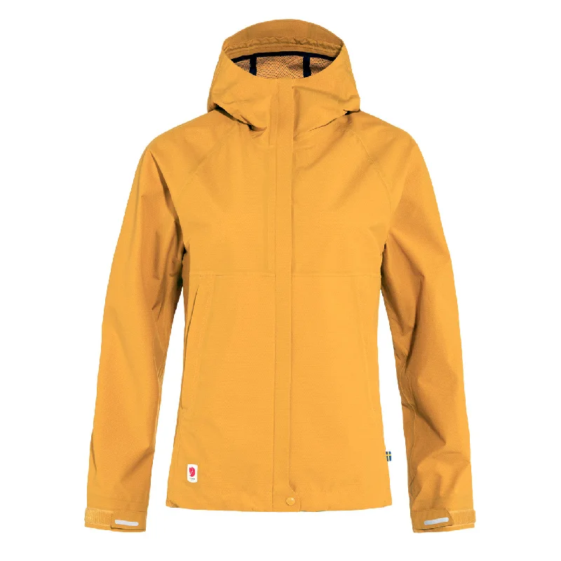 Cashmere JacketsFjallraven Womens HC Hydratic Trail Jacket Mustard Yellow