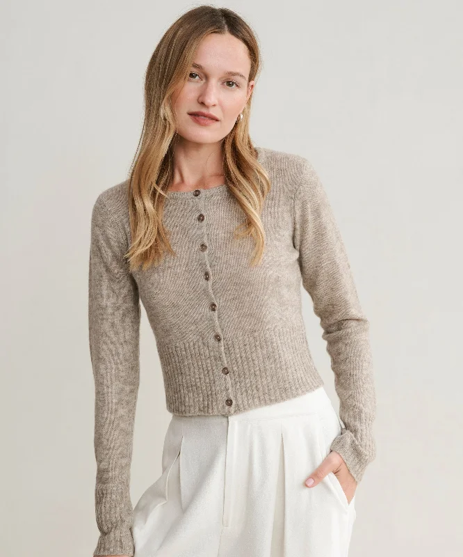 Merino Finley CardiganTasseled Knit Tops