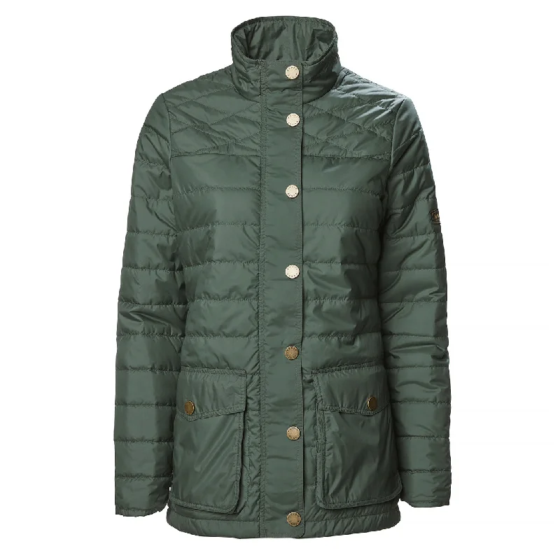 Varsity JacketsMusto Womens Edinburgh Primaloft Quilted Jacket Scarab Green