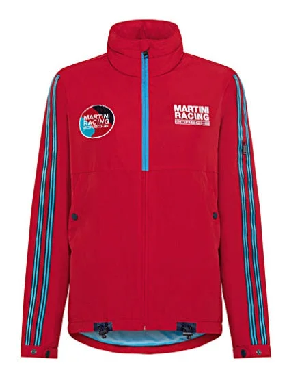 Asymmetrical JacketsPorsche Women's Windbreaker Jacket - Martini Racing