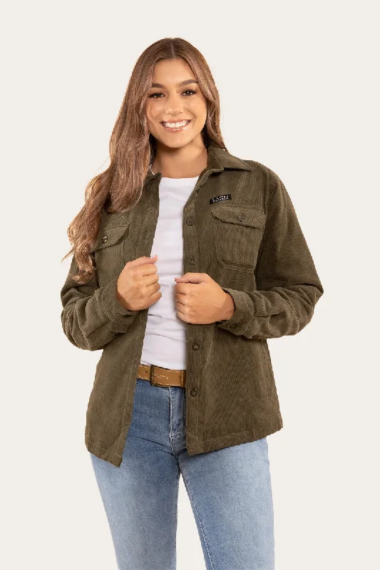 Urban JacketsRosewood Womens Overshirt - Military Green