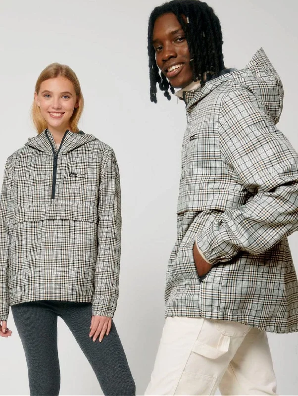 Winter JacketsVegan Unisex Speeder Tweed Jacket | Beige Check