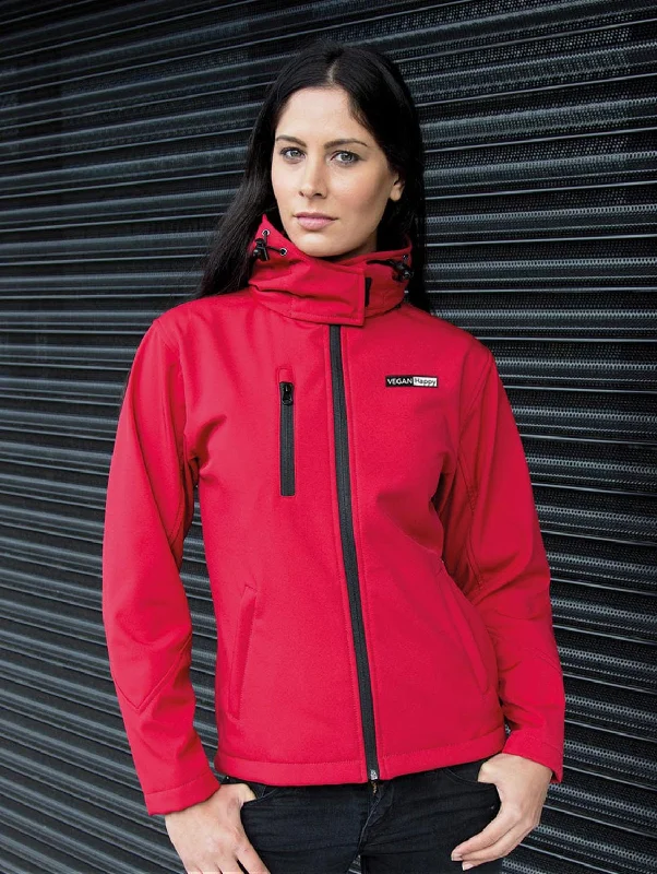 Collaborative JacketsVegan Women's Core TX Performance Hooded Softshell Jacket | Multiple Colours