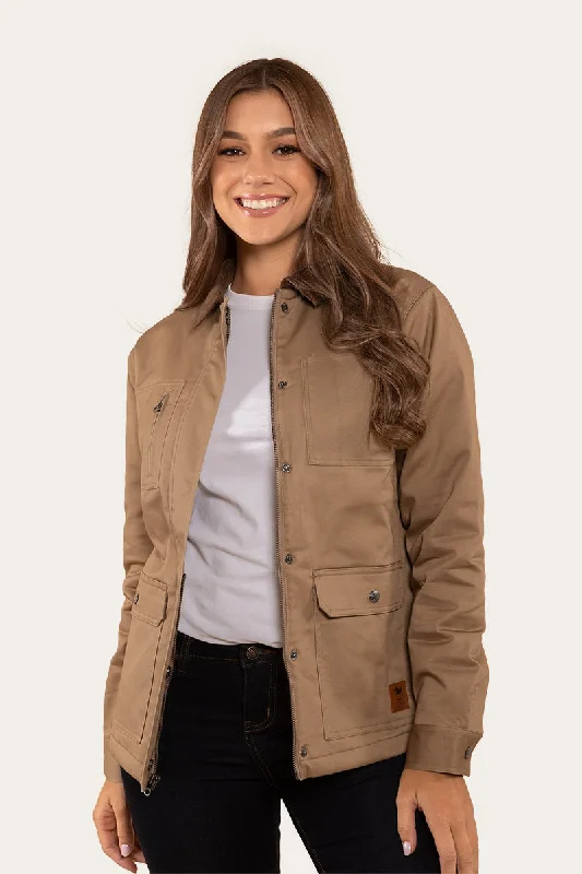 Sequined JacketsVenture Womens Jacket - Tan