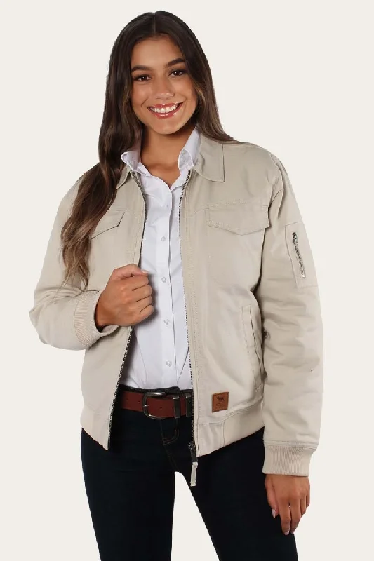 Denim JacketsYorke Womens Sherpa Bomber Jacket - Camel