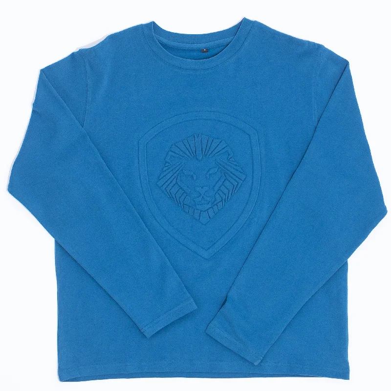 Women's VT Embossed Blue Long Sleeve