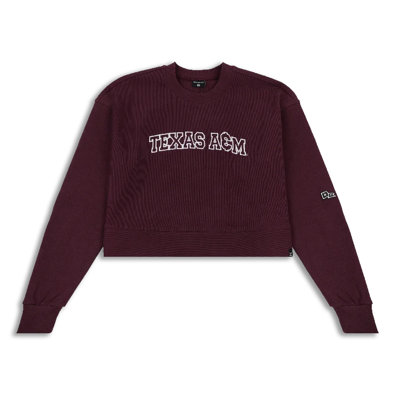 Texas A&M Maroon Homecoming Crew Long Sleeve