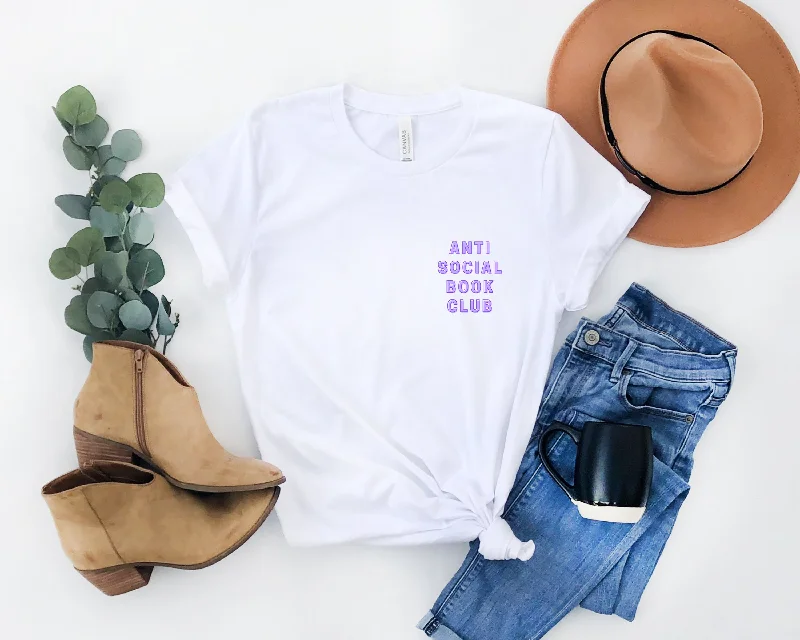 anti social book club t-shirt