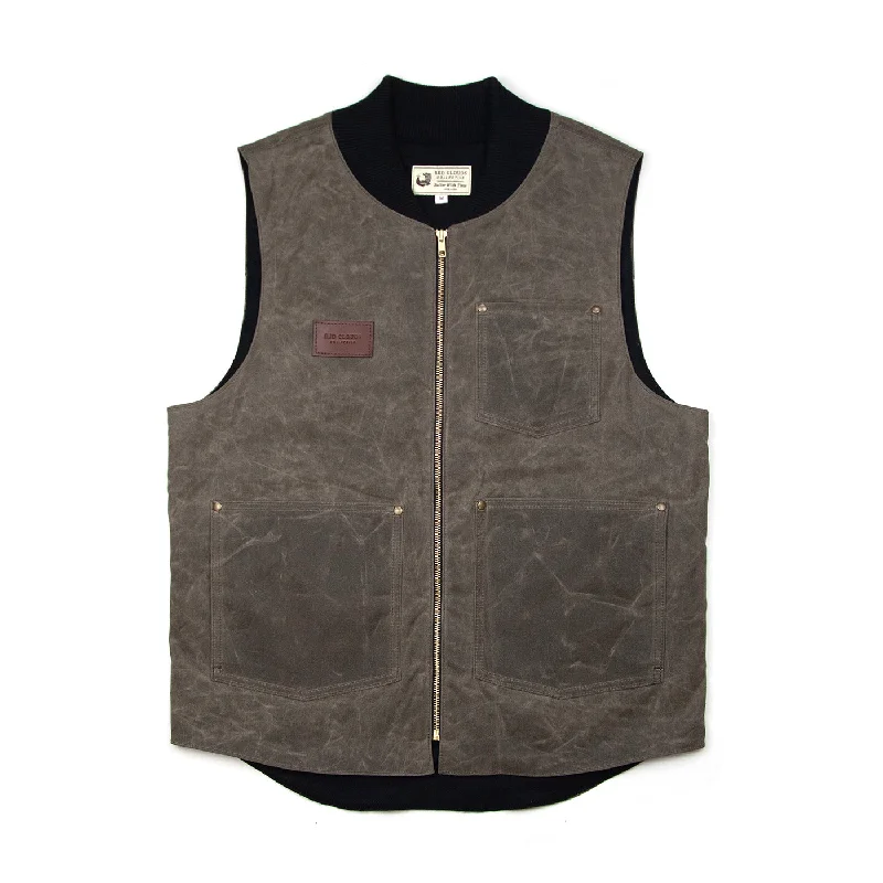 Hawthorne Vest - Havana Waxed Canvas