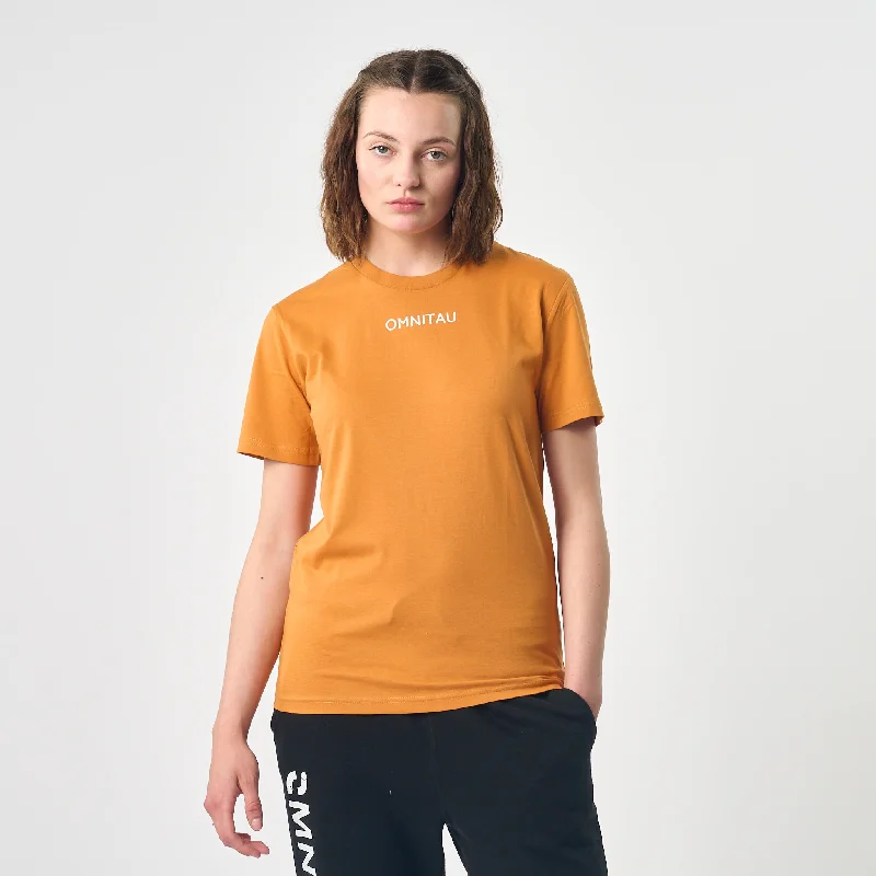 Omnitau Women's Pimlico Organic Cotton Crew Neck T-Shirt - Orange