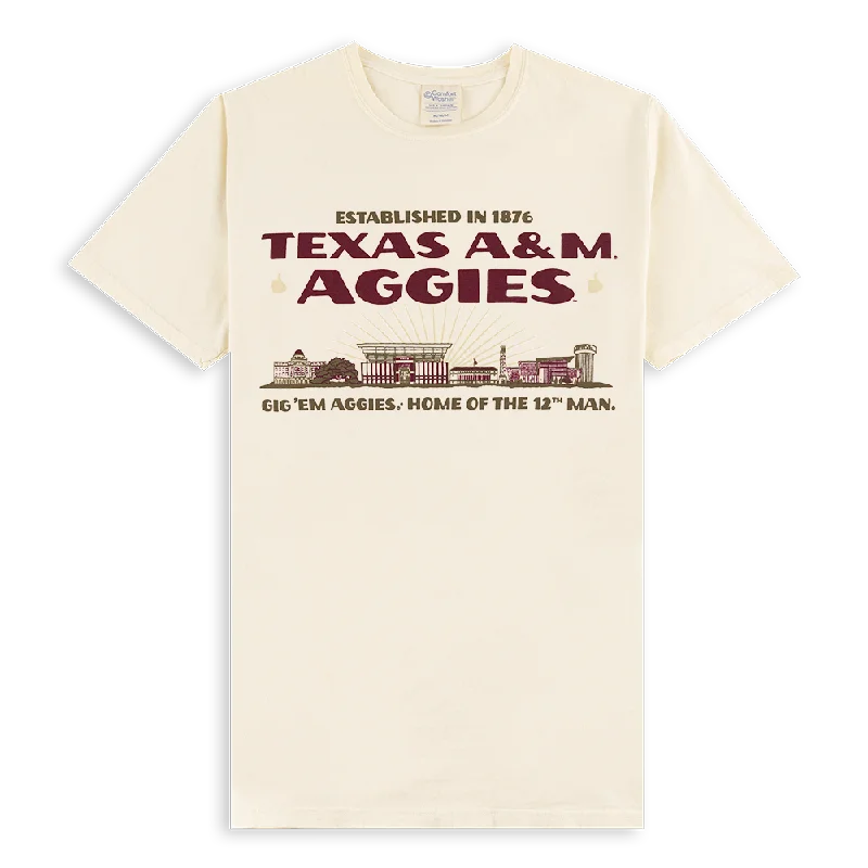 Texas A&M Home of the 12th Man Skyline T-Shirt