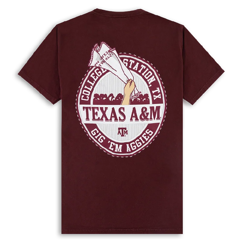 Texas A&M Spinning Aggie Towel T-Shirt