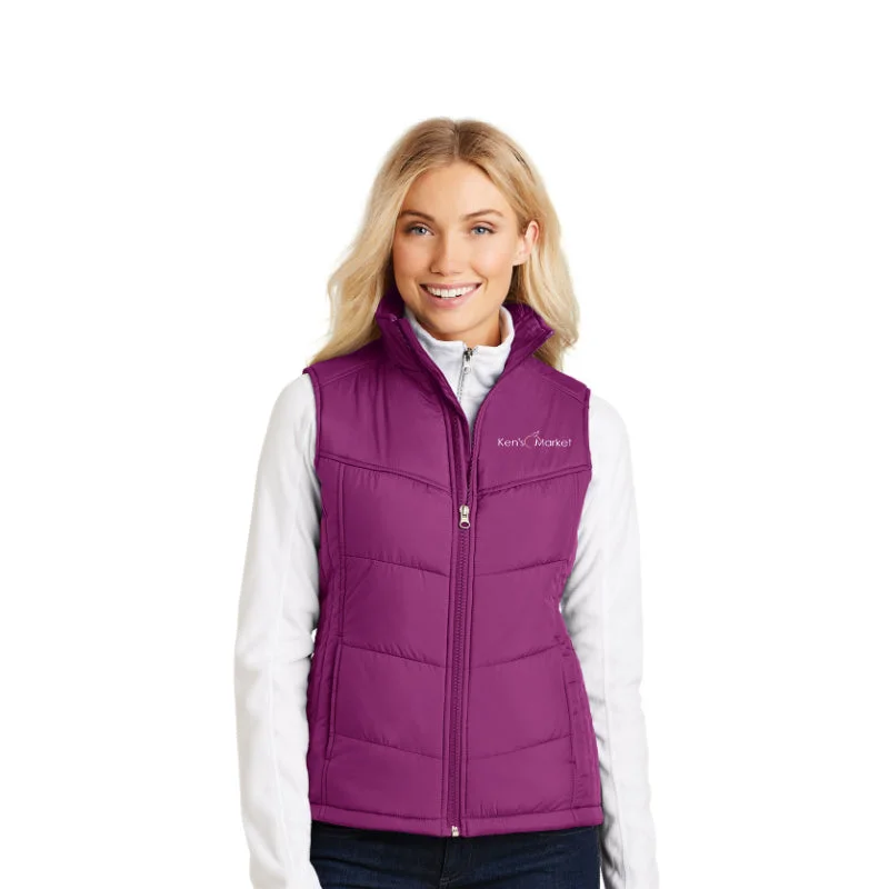 Ladies Puffy Vest - Ken's Market