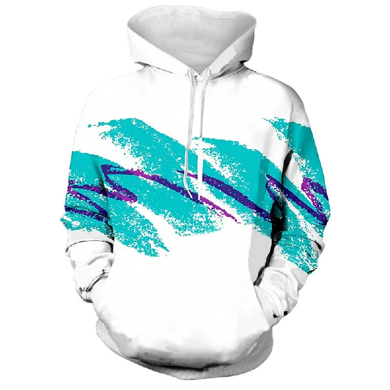 90s Paper Cup HoodieGlitter Sweatshirts