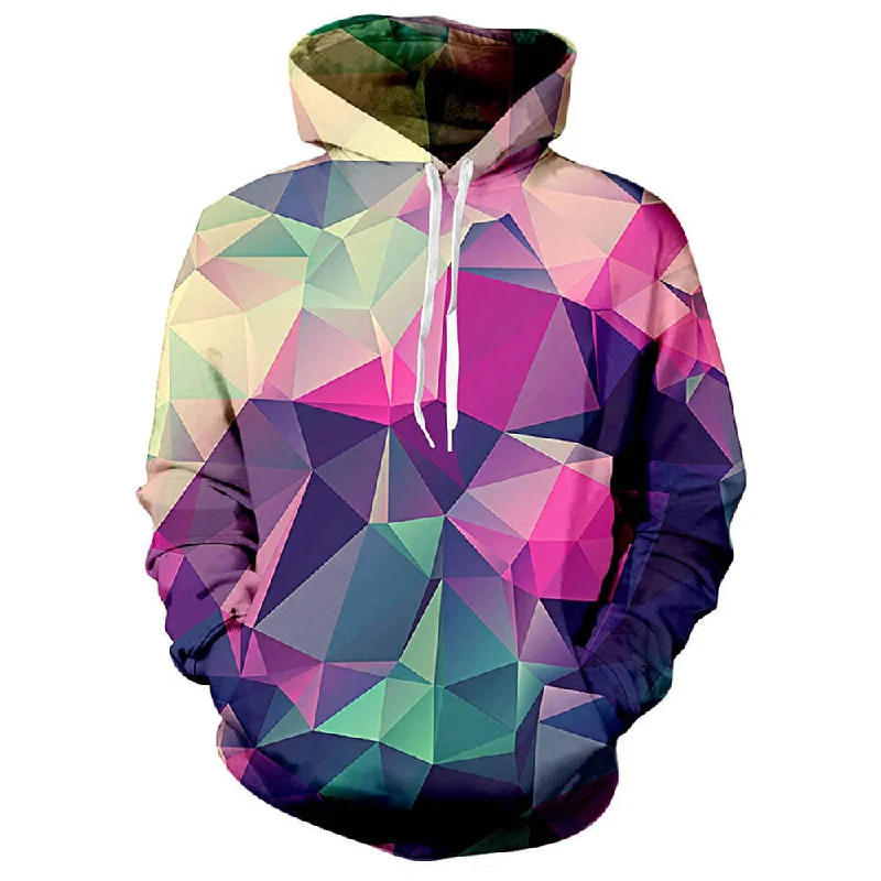 Geometric Diamond HoodieGraphic Hoodies