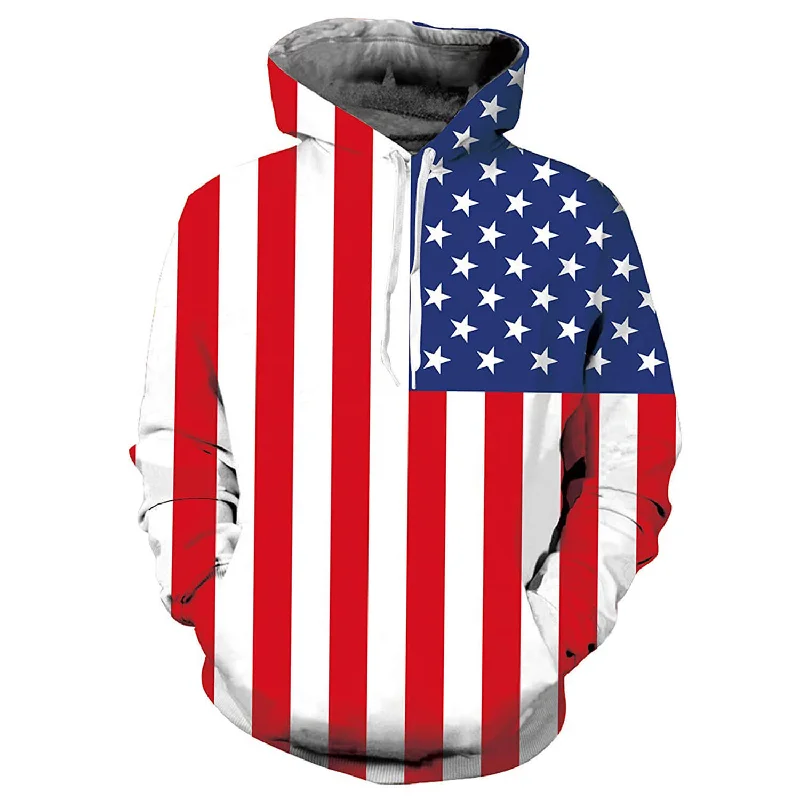 American Flag Funny HoodieLuxury Hoodies