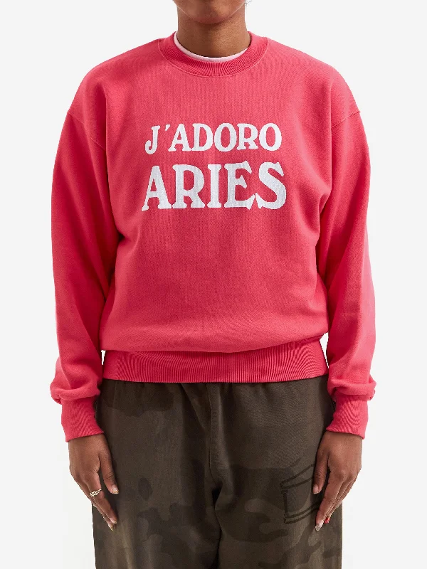 Aries J'Adoro Aries Sweater - MagenetaWorkout Sweatshirts