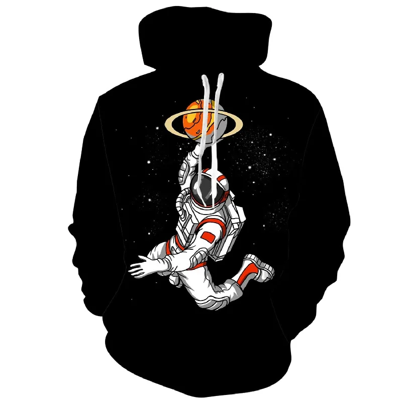 Astronaut Space Basketball Funny HoodieSkateboard Sweatshirts