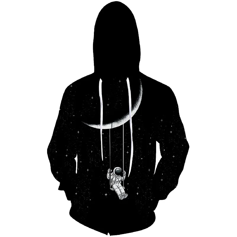 Astronaut Zip Up HoodieColorblock Hoodies