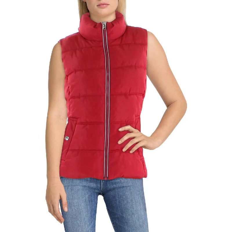 Plus Womens Puffer Sleeveless Vest