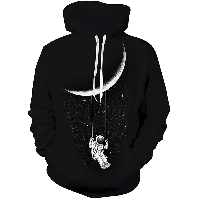 Black Astronaut Funny HoodieCashmere Hoodies