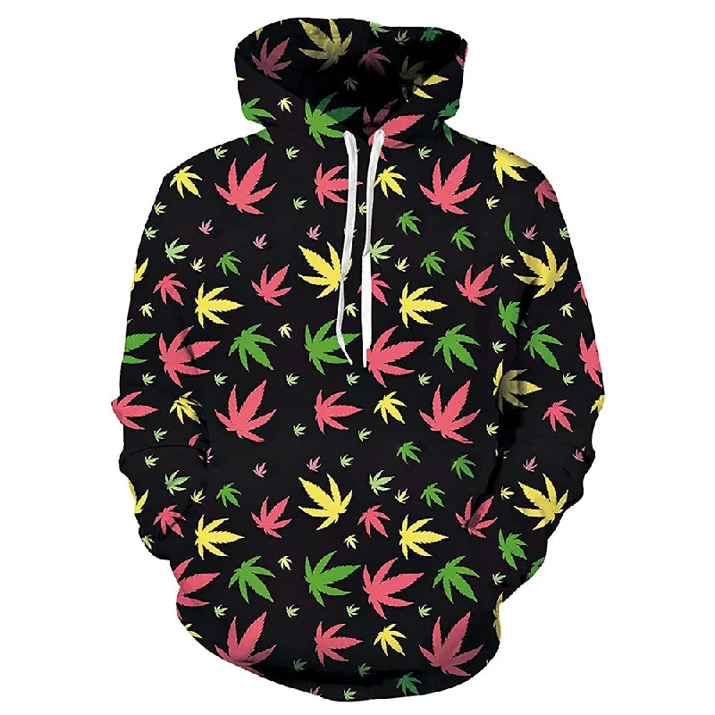 Colorful Weed HoodieLounge Hoodies