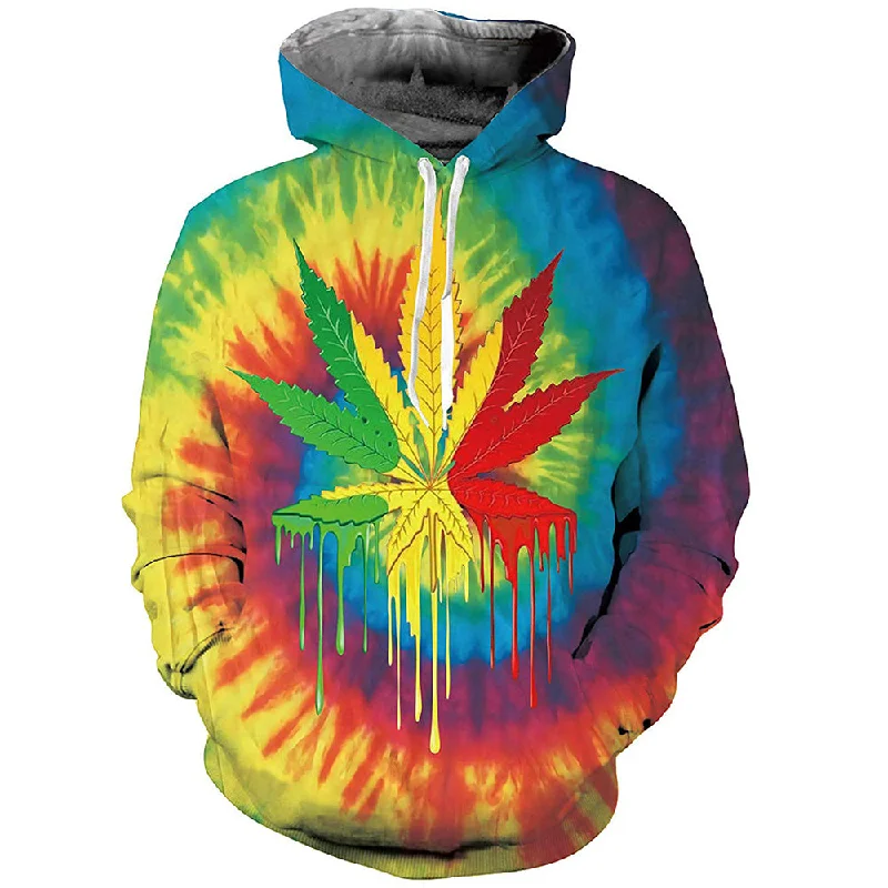 Colorful Weed HoodieReversible Hoodies