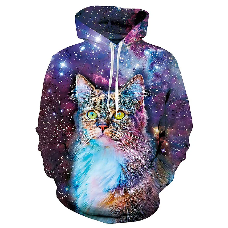 Galaxy Cat HoodieGraphic Hoodies