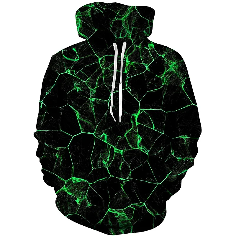 Green Smoke Funny HoodieSherpa-Lined Hoodies